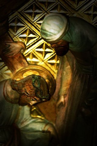 Jésus tombe pour la deuxième fois.